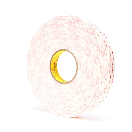 3M Tape 4950, White, 1 in x 36 yd, 45 mil 7000028871